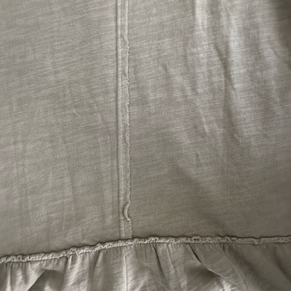 Pure Jill Hoodie Zip Sweatshirt Jacket Oversized Cotton Terry Ruffle Hem - Picture 8 of 9